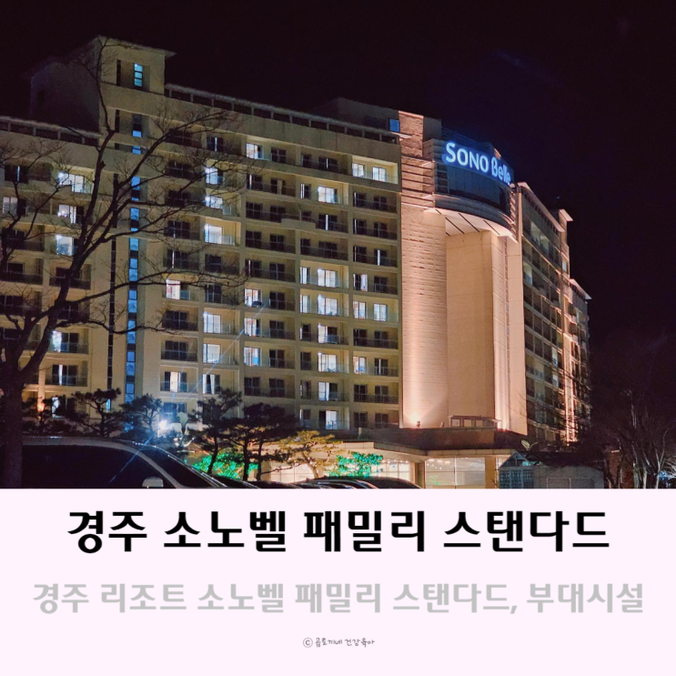 경주 리조트 소노벨 패밀리 스탠다드 객실 경주가족숙소 경주 리조트 소노벨 패밀리 스탠다드 객실 경주가족숙소