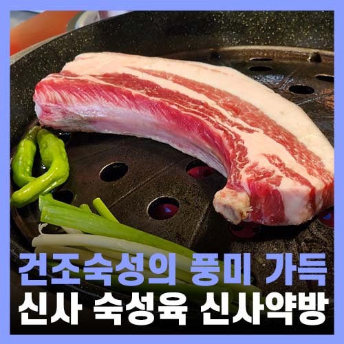  신사역 맛집 숙성육의 풍미가 좋은 신사약방