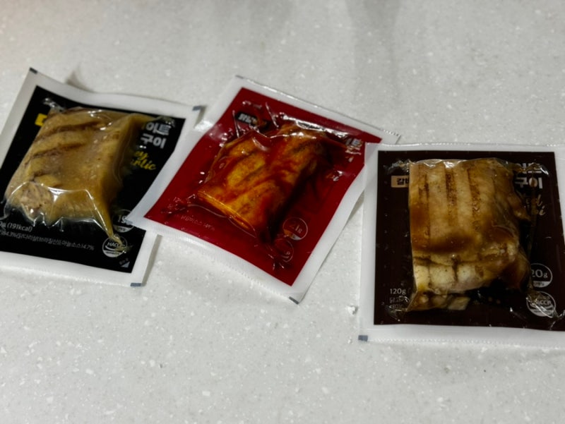 내돈내산 후기 재미어트 닭다리살 3종세트 리뷰[닭갈비, 갈비, 허니갈릭]