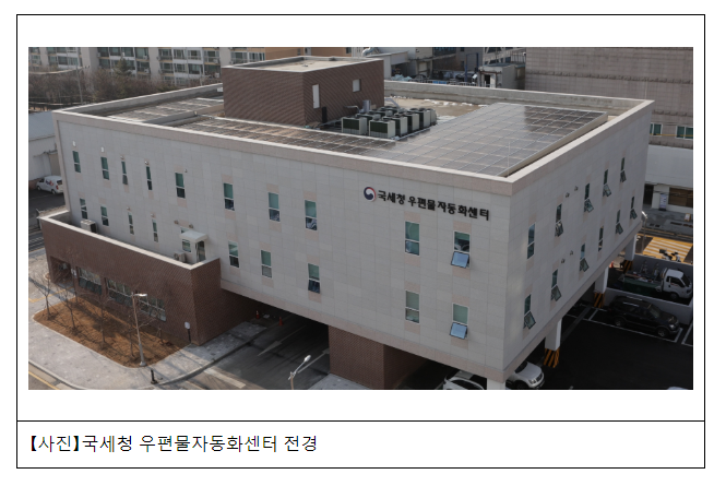 국세청 우편물자동화센터 신청사 개청 국세청 우편물자동화센터 신청사 개청