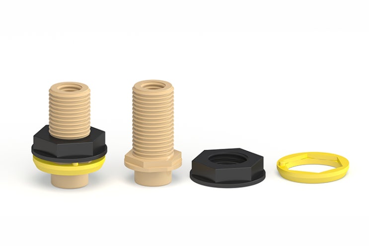  [Fitting ]PEEK Female Thread Bulkhead Union Adapter Fitting Connector UNF 나사탭 아답터 피팅 PEEK 재질