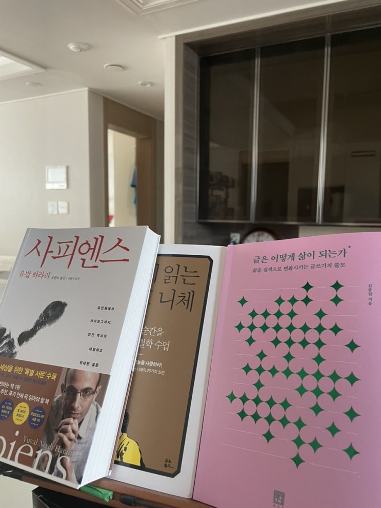  병렬 독서법에 재미를 느끼다.