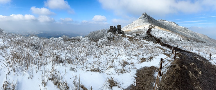 [풍경사진] 능선의 곡선이 아름다운 무등산 겨울풍경