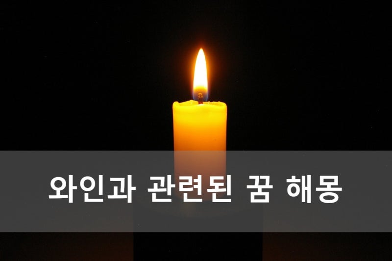 와인과 관련된 꿈 해몽