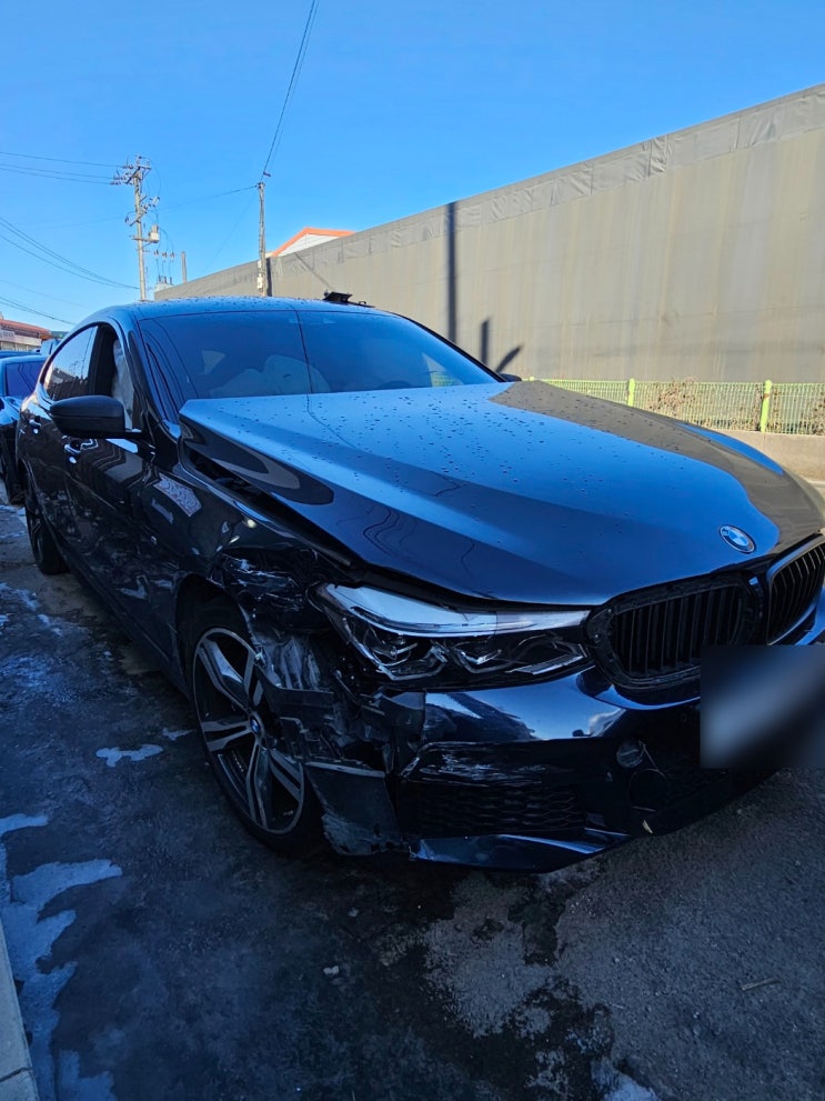 bmw 640i 사고 발생 전손 판정 차량 가액 한도 수리 가능할까요