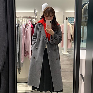 핸드메이드 코트 오피스룩 쉬즈미스 SHESMISS 수유직영점 매장에서 만나봄