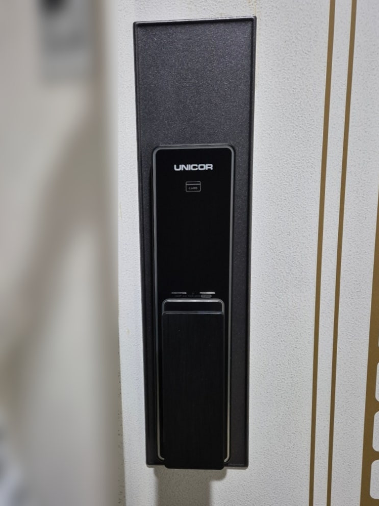  포천 신읍동 유한아파트 유니코 도어락 TP-8500 교체 설치