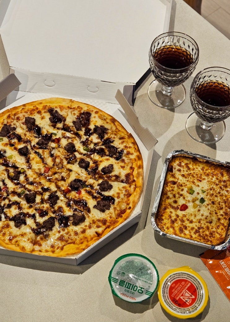  불고기 피자가 맛있는 정평동 배달 맛집 '네오피자 경산점'