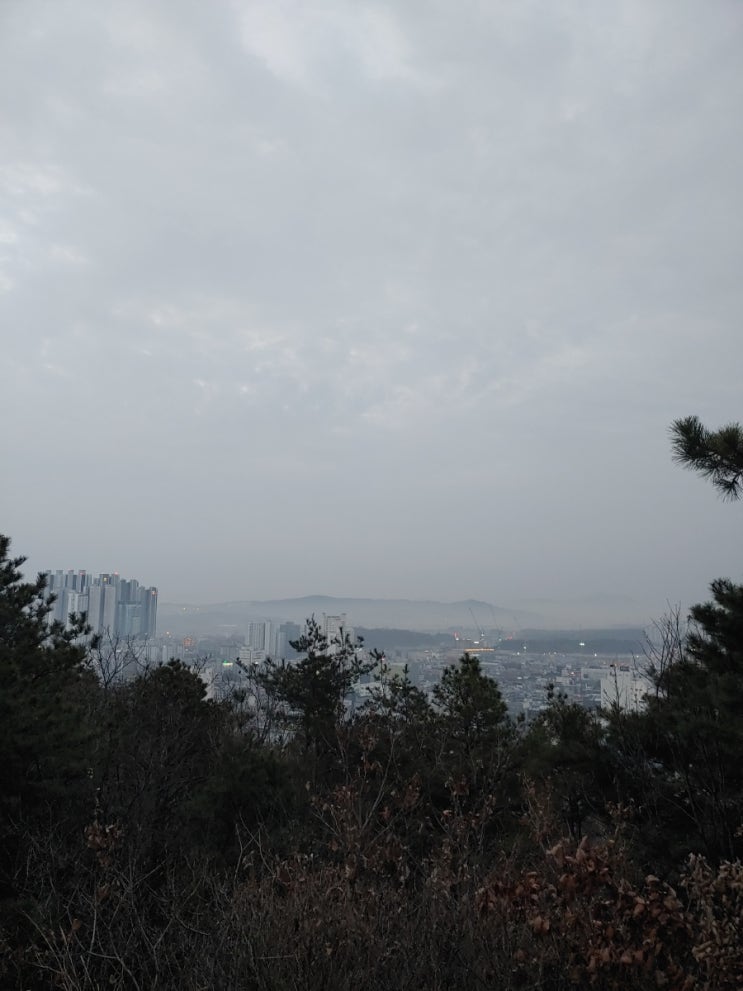 오늘아침, 망현산의 모습 오늘아침, 망현산의 모습