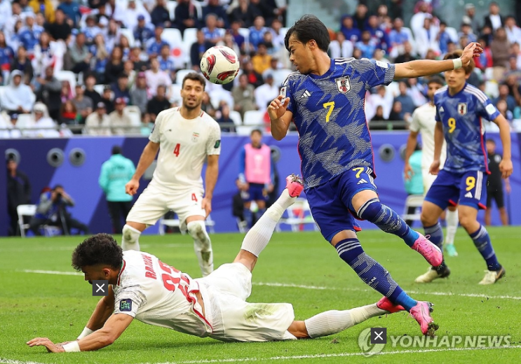 일본 아시안컵 8강 탈락 충격, 이란에 1-2 역전패 일본 아시안컵 8강 탈락 충격, 이란에 1-2 역전패