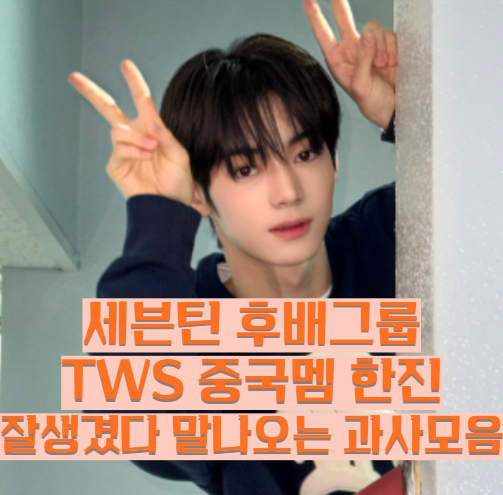 <b>투어스</b> 중국인 멤버 <b>한진</b> 과거사진 조각같은 꽃미모로 화제