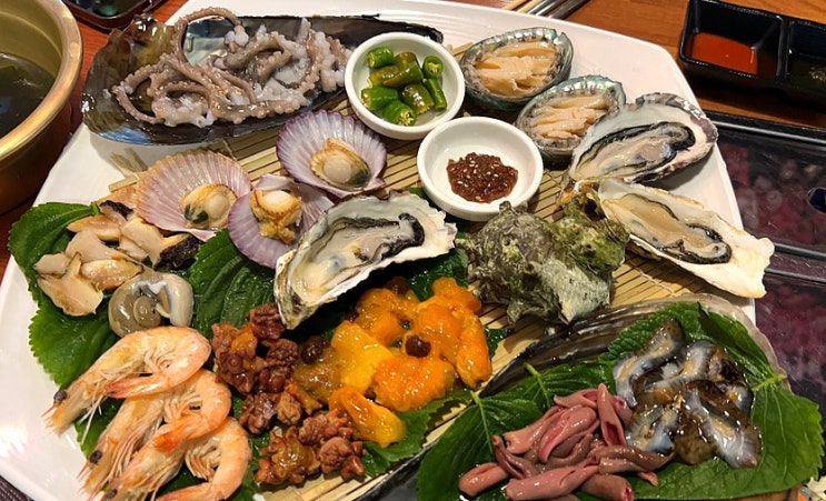  양산 증산 술집 신선한 해산물 안주 해물포차
