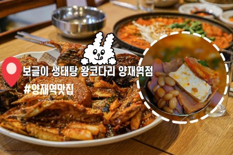  양재역맛집 [보글이 생태탕왕코다리 양재역점]