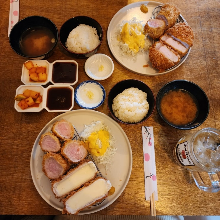  [행궁동 돈카츠] 수원 '하쿠' 신풍동 행리단길 데이트 맛집 모듬카츠 안치세트 후기