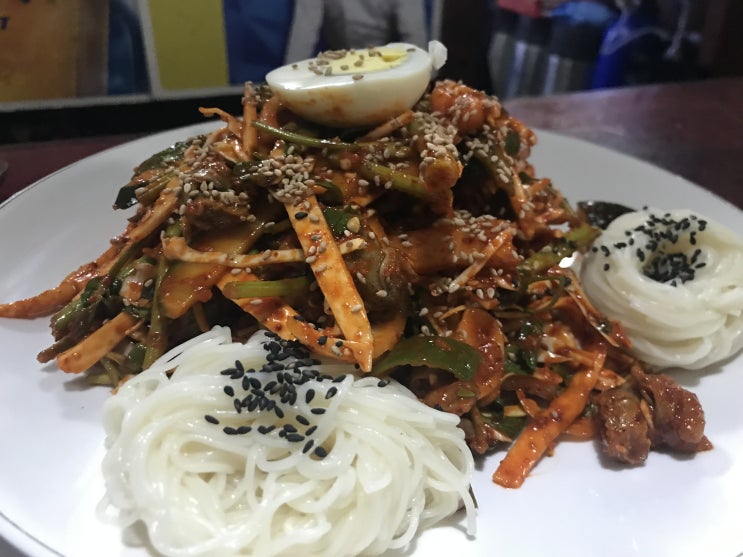  사창동 몽닭, 골뱅이무침 (ft. 신메뉴 개발하는 거 맛봄)