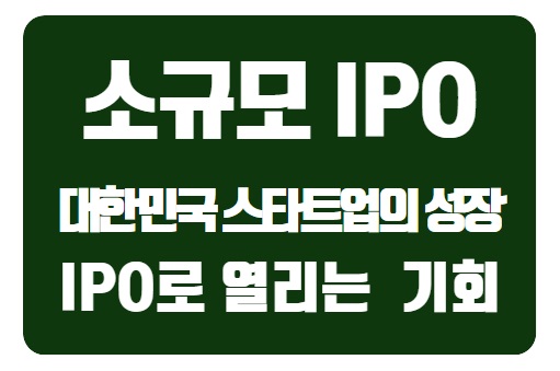  대한민국 스타트업의 성장 비결: 소규모 IPO로 열리는 새로운 기회
