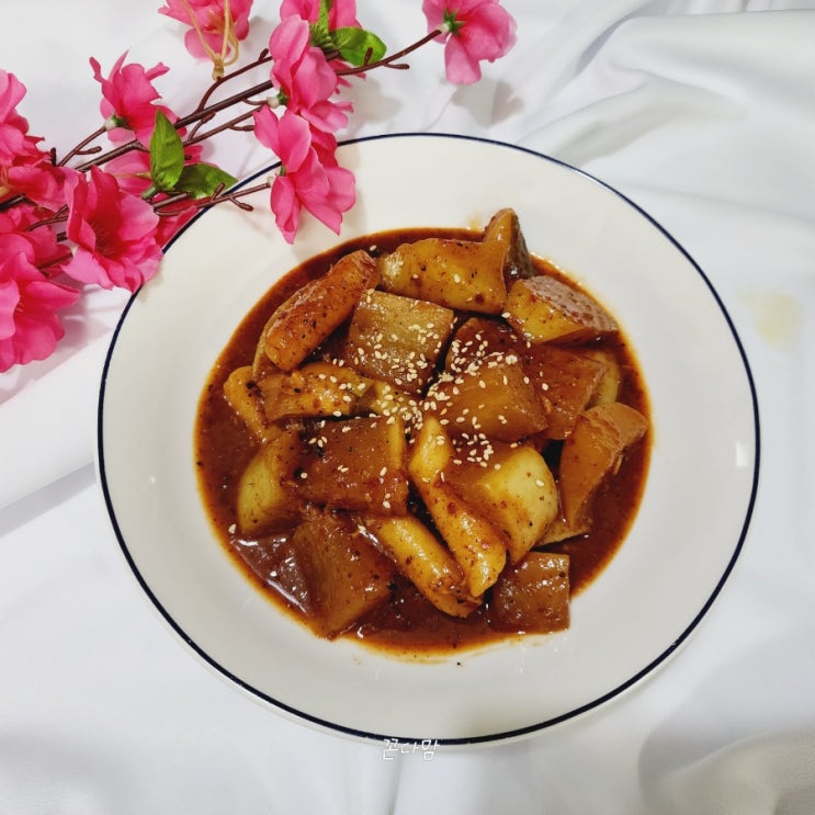  무조림 맛있게 만드는 방법 무요리 매콤한 무조림