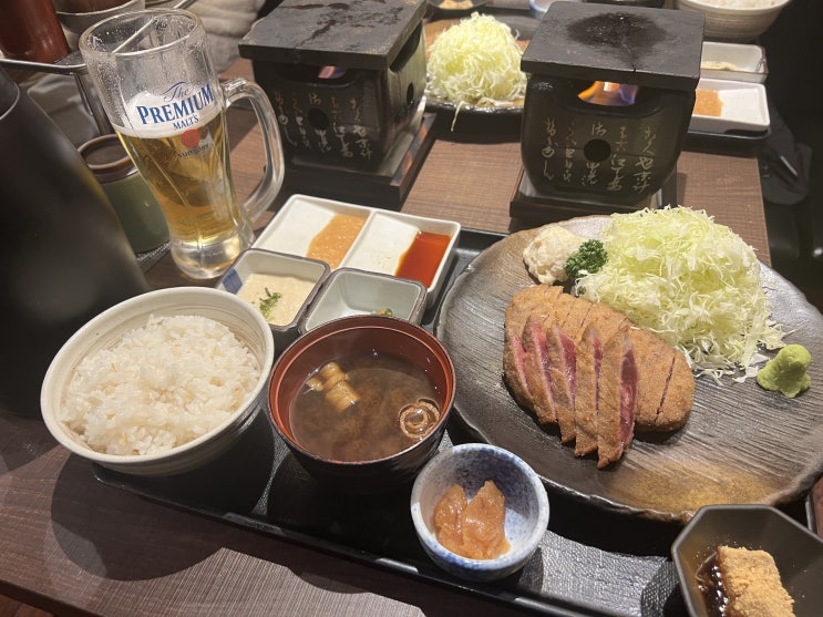  일본 도쿄 시부야 규카츠 맛집 규카츠 모토무라 시부야 분점 저녁 방문 웨이팅 후기