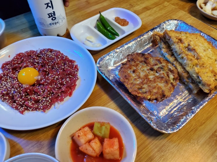  [서울 종로] 광장시장 맛집 투어 - 순희네 빈대떡, 개성주악, 사과당, 손칼국수