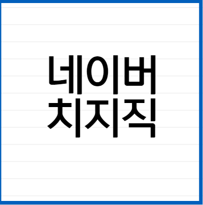 네이버 <b>치지직</b>갤러리와 <b>치지직</b> 관련주 총정리