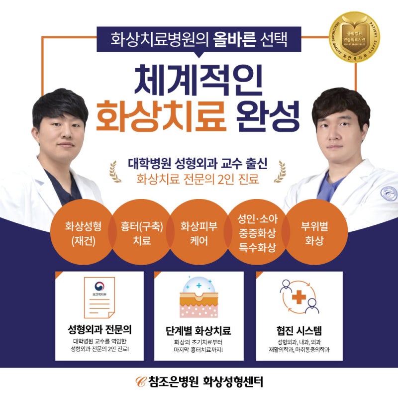 경기광주 화상치료병원 | 화상입었을 때 초기 응급처치가 중요한 이유