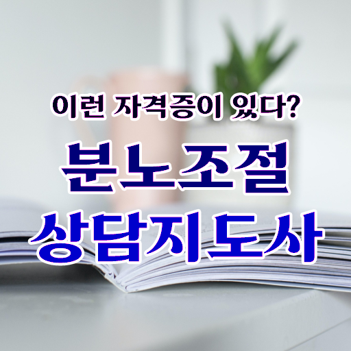  분노조절상담지도사 자격증 후기 확인해봤나요 . 한국자격검정원