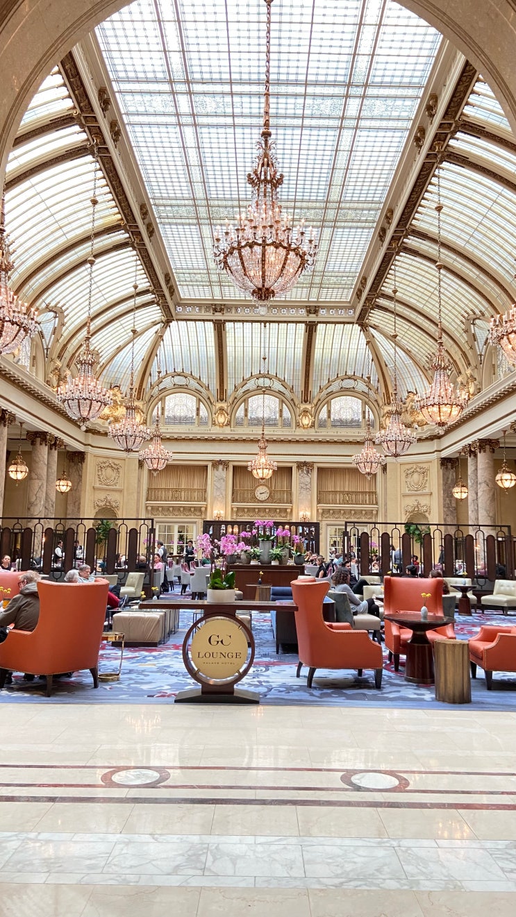  [San Francisco] 샌프란시스코 데이트 장소 추천, 발렌타인 데이 애프터눈 티 세트, Palace Hotel Garden Court Afternoon Tea Set