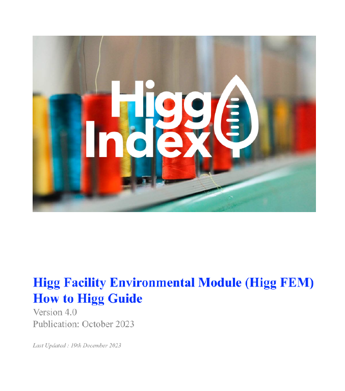  Higg Index Guide 번역본