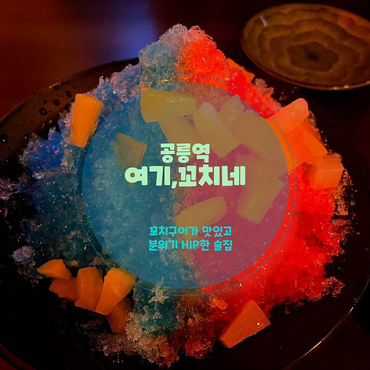  공릉동 술집 여기꼬치네 메뉴 가격 내돈내산