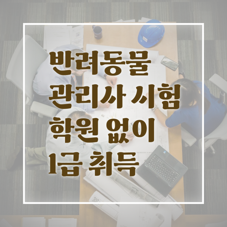  반려동물관리사 연봉 무료수강 필수 정보 여기에 ?!