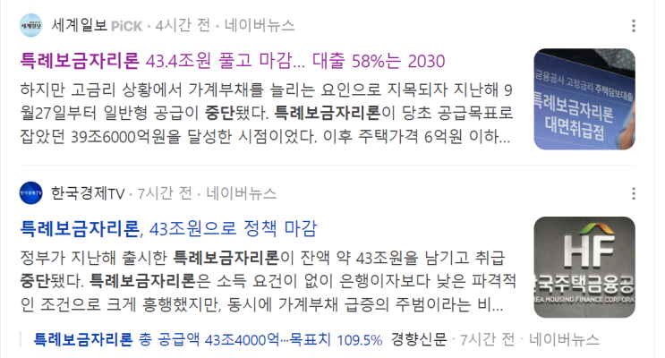  [부동산] 신생아 특례 대출 정책은 저출산 대책이 아니다!?