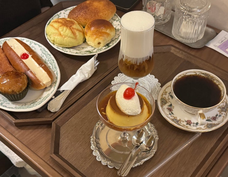 일본 킷사텐 감성 을지로 카페 아소토베이커리