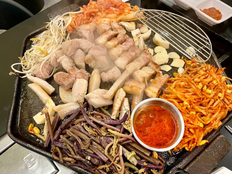 덕천맛집 조선부뚜막 가성비 좋은 솥뚜껑삼겹살 전문점