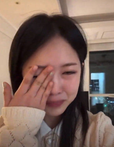  미노이, 새벽 라방 중 돌연 눈물..."죄 저지른 상태" 고백까지