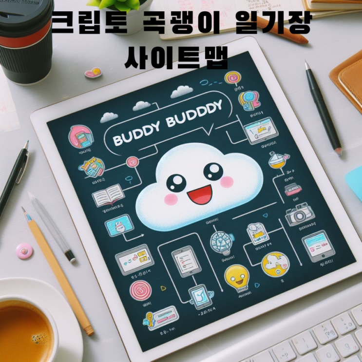  크립토 곡괭이 일기장 사이트맵