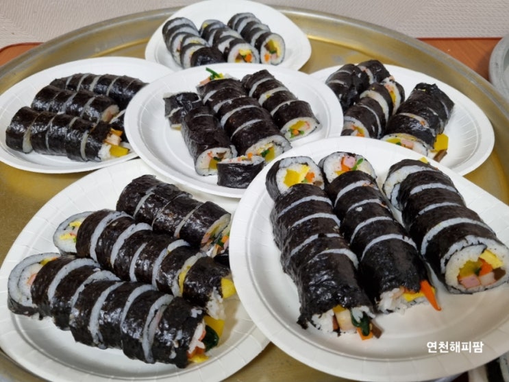  겨울 농촌일상 호랑이배꼽마을 마을공동체 점심함께먹기 김밥