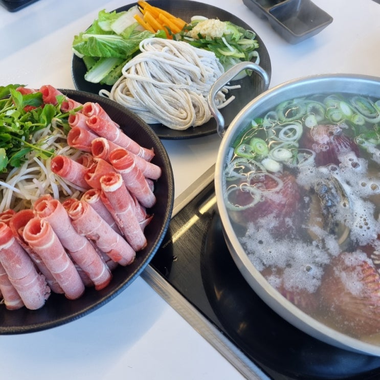  대부도 칼국수 샤브샤브  맛집 비주얼최고 대부면가 우리밀칼국수