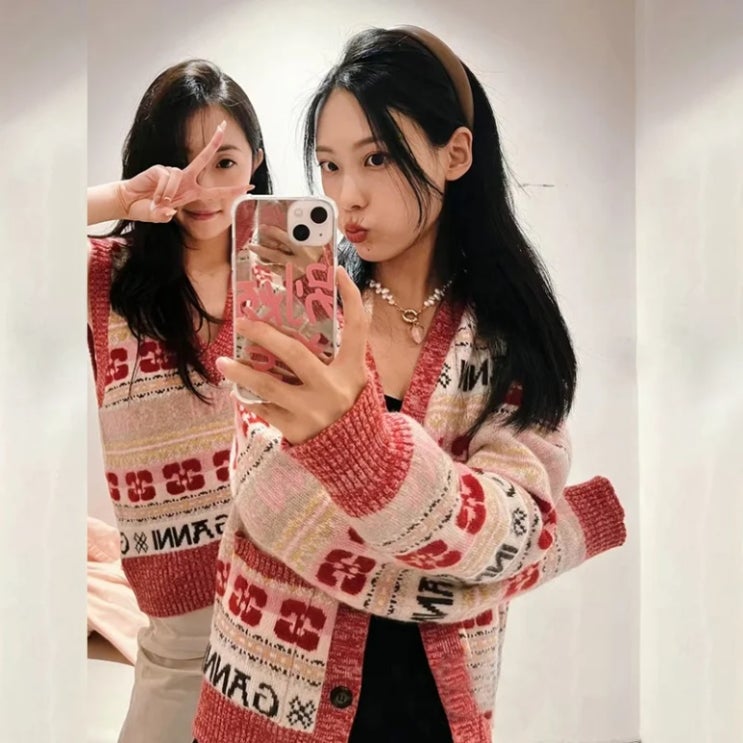  가니 인타르시아 가디건 초~~~핫딜~  품절 빨라요~`