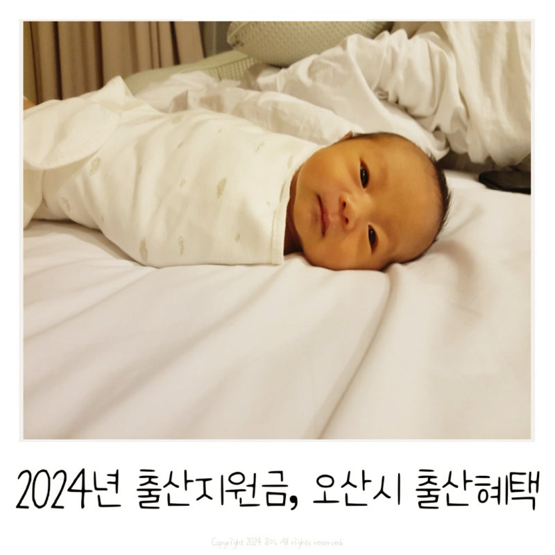 2024년 출산지원금 및 경기도 오산시 출산 혜택