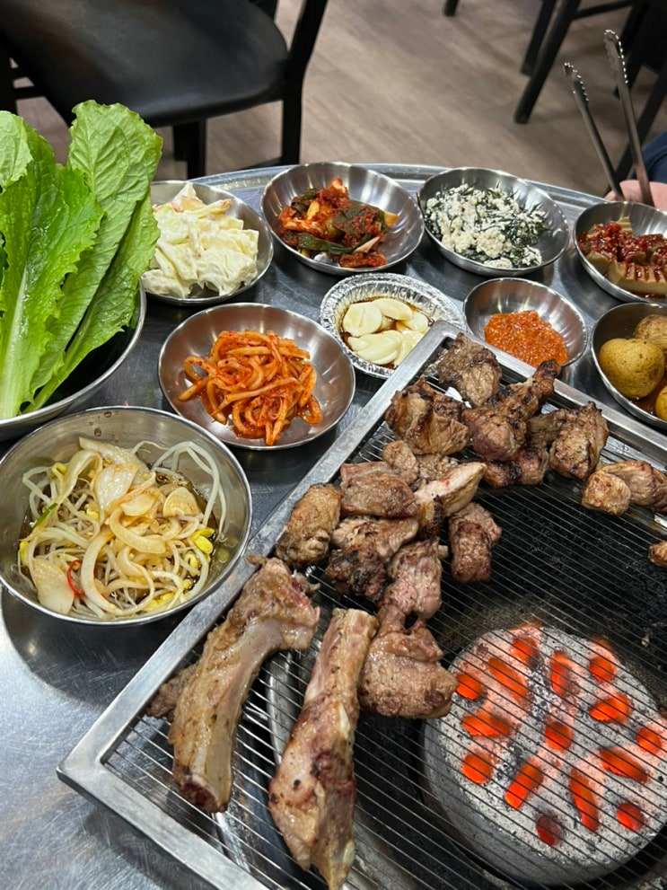 [성남] 남한산성맛집 상대원맛집 연탄돼지갈비