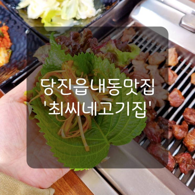  [당진맛집] 불향가득 직접구워주는 당진고기집 추천 '최씨네고기집'