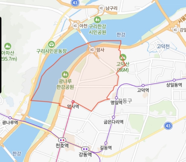  서울 강동구 암사동 아파트 실거래가 흐름 살펴보기