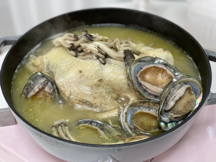  전복 토종닭 백숙 만들기