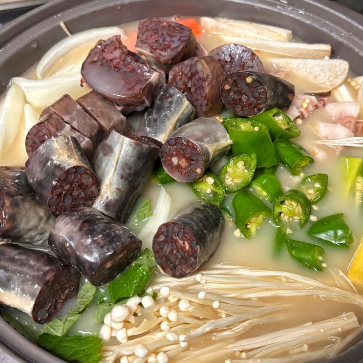  춘천 거두리 맛집, 순대국 순대전골 수제 순대 백암왕순대(+포장)