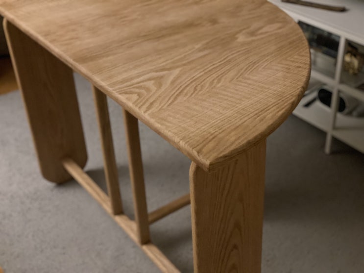  red oak console table / 적참나무 콘솔 테이블_우디터