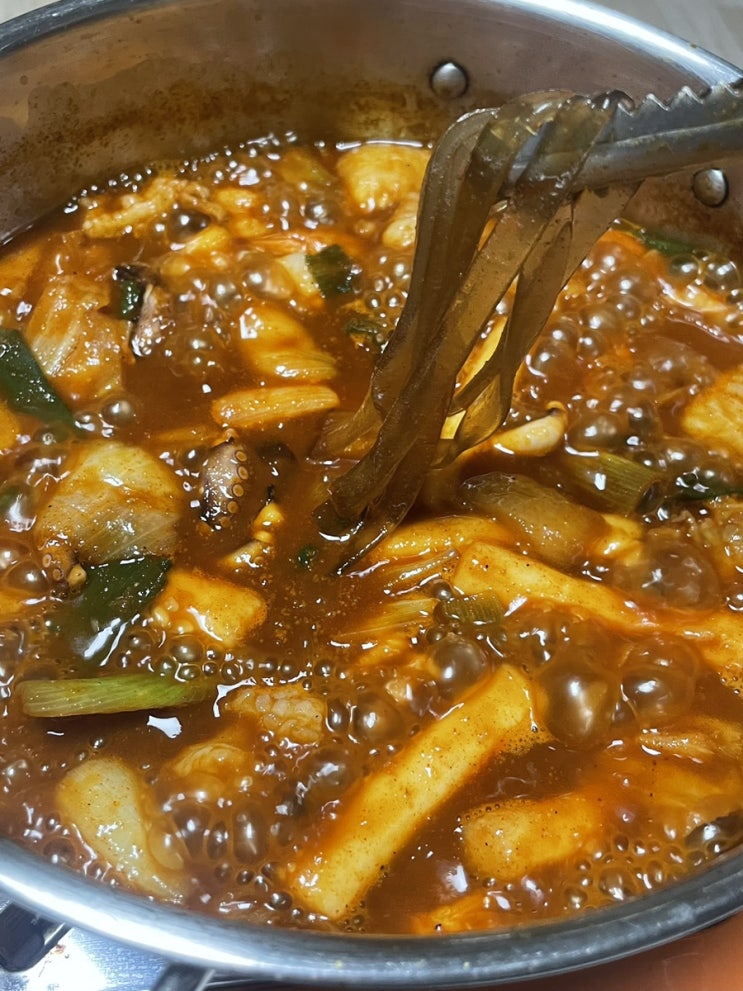  캠핑음식 집들이 음식, 감성차림 낙곱새 밀키트