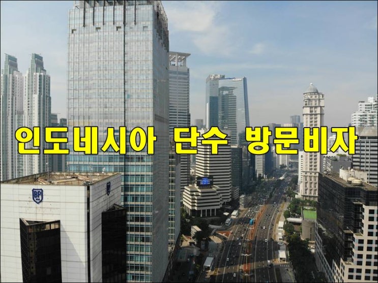  인도네시아 단수 방문 비자 개편