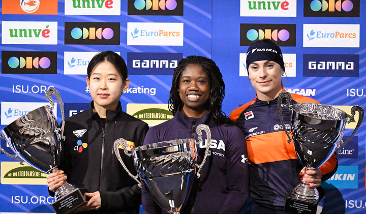 <b>김민선</b>, 월드컵 시즌 최종전 <b>500m 은메달</b>…시즌 랭킹 2위