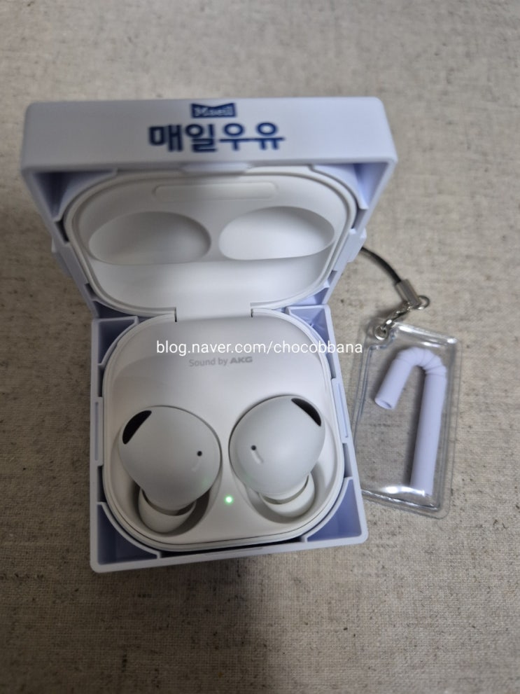 버즈2 무선이어폰 그리고 증정받은 매일우유케이스 버즈2 무선이어폰 그리고 증정받은 매일우유케이스