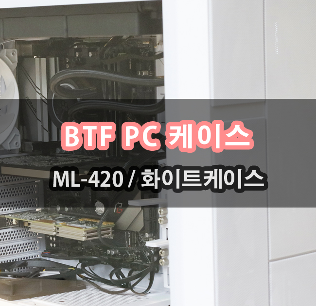 BTF케이스 마이크로닉스 ML-420 PC케이스 감동입니다 *.*